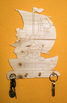 Schlüsselbrett Segelschiff